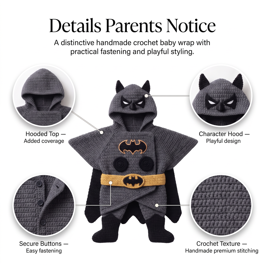 Materials — soft baby-friendly yarn