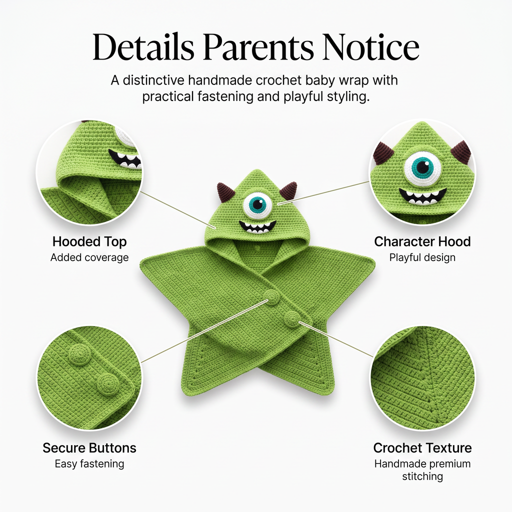 Materials — soft baby-friendly yarn